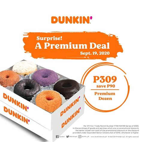 dunkin donuts specials